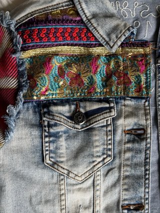 Chaqueta Desigual Denim Multicolor Talla S