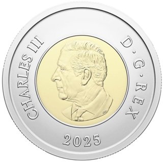 Lote 2 monedas Canadá 2 $ 2025-Soldado desconocido