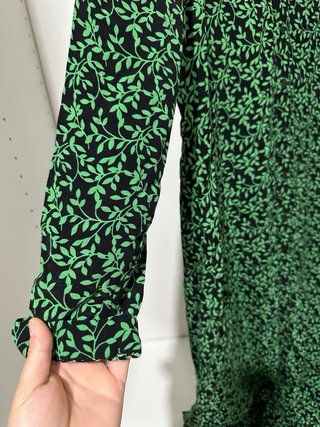 Vestido largo estampado Zara