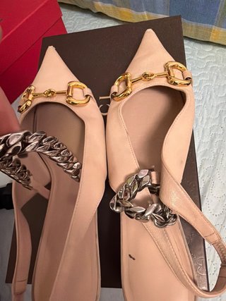 Scarpe Gucci Estate Beige e Oro