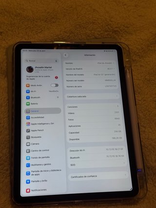 Apple iPad Air púrpura