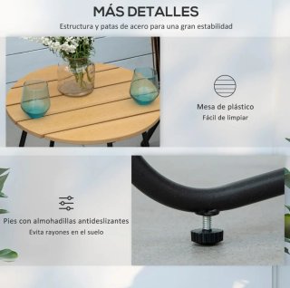 Set 2 sillones + mesa exterior NUEVO OFERTA