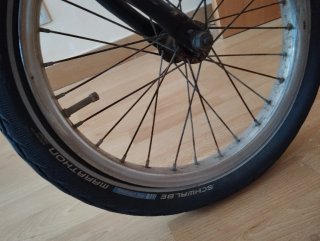 Bicicleta Plegable Gris Azul