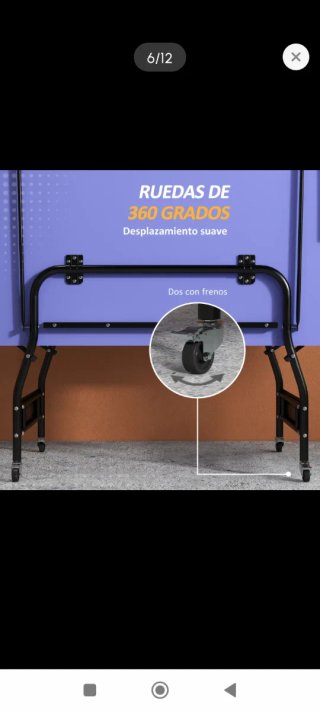 Mesa Ping Pong Plegable 274x152.5x76cm