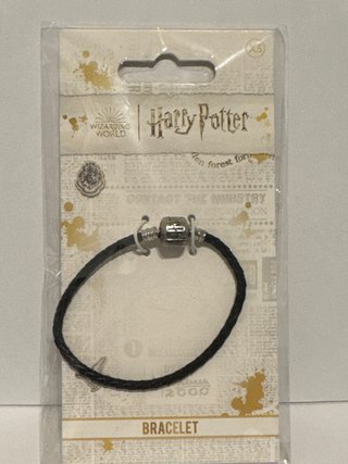 Pulsera Harry Potter Cuero Negra Talla XS, M