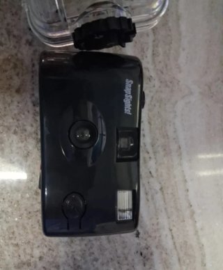 Cámara SnapSight con funda acuática