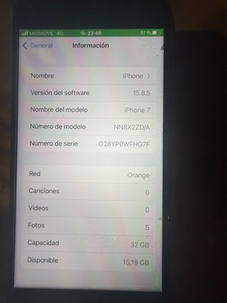 Apple iPhone 7 Plata