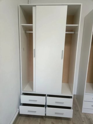 Armario puertas correderas blanco