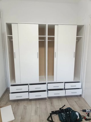 Armario puertas correderas blanco