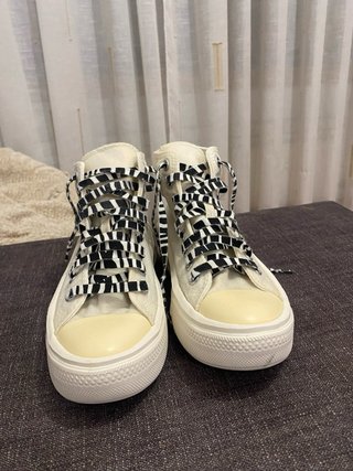 Converse All Star Zebra Plataforma