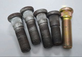 5 tornillos estriados buje rueda M12