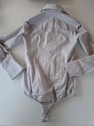 Camicia body King Kong donna righe nere 42