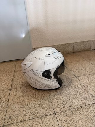 Casco Moto Jet Scorpion Exo Blanco
