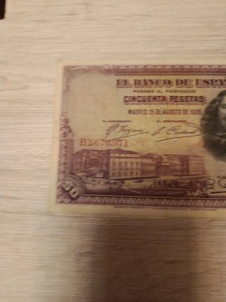 Billete 50 Pesetas Banco de España 1928