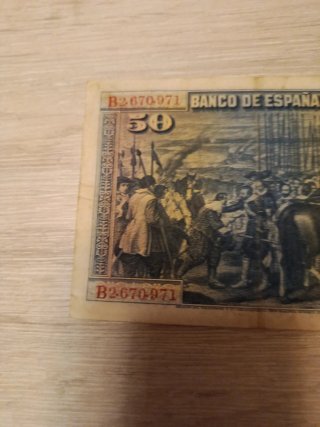 Billete 50 Pesetas Banco de España 1928