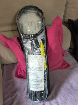 Raquetas de bádminton con funda
