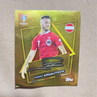 Carta de fútbol Marko Arnautovic Topps Euro 2024