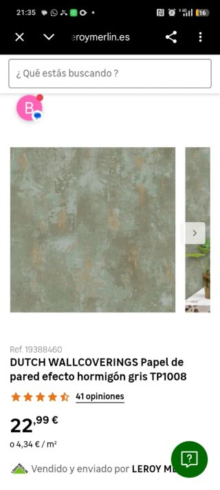 Papel pintado Grande 10.05m x 0.53m