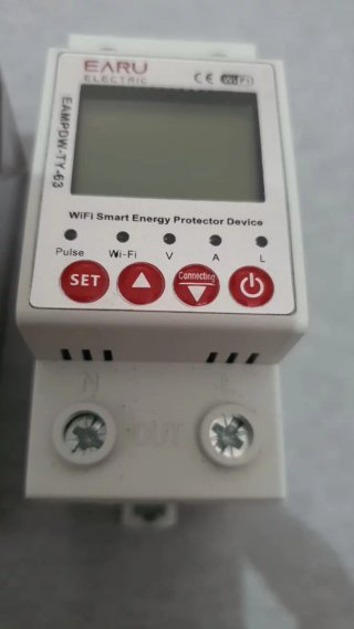 EARU 63A Tuya WiFi Protector Energía RCBO