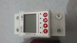 EARU 63A Tuya WiFi Protector Energía RCBO