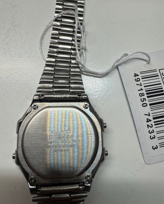 New Vintage Casio Silver&White