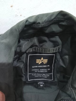 Chaqueta Alpha Industries Verde Militar