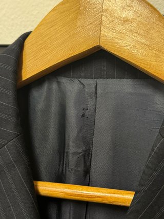 Completo Sartoria Italiana, 48, gessato puro lana