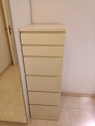 Cómoda 6 cajones IKEA MALM Blanca