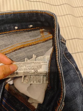 Pantalón Stradivarius D74 Azul.