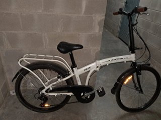 Bicicleta Plegable Urban Life Blanca