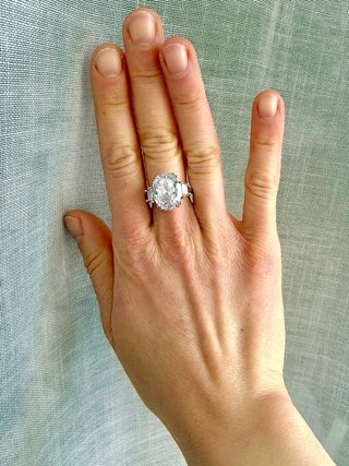 Anello in Argento s925 Moissanite