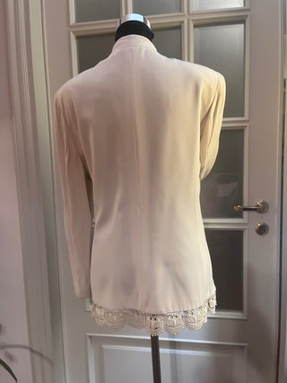 Blazer Luisa Spagnoli pizzo beige oro
