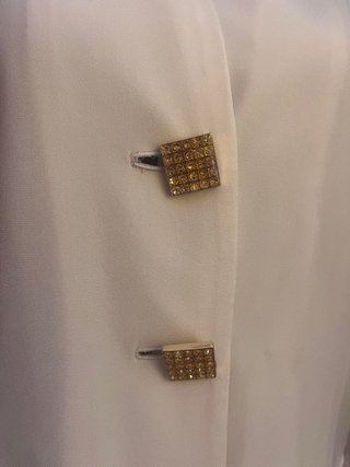 Blazer Luisa Spagnoli pizzo beige oro