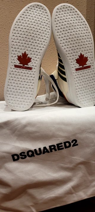 Sneakers Dsquared2 Piel Talla 41/42 Nuevas