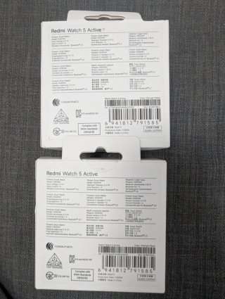Pack 2 Xiaomi Redmi Watch 5 Active Negro X05692