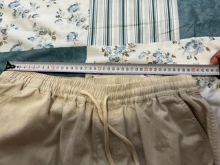 Pantalón hombre Lino Beige XL - 42 - 14