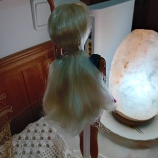 Linda Barbie de praia com roupa de banho