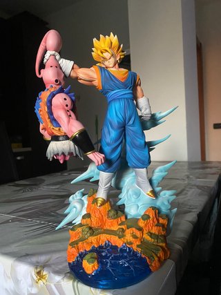 Statua Dragon Ball Z Vegeth vs Super Bu 32cm Anime
