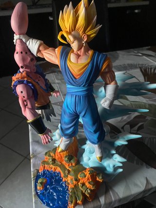 Statua Dragon Ball Z Vegeth vs Super Bu 32cm Anime