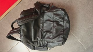 Mochila Ribags piel negra