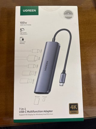 Adaptador Multifunción USB-C UGREEN 7 en 1