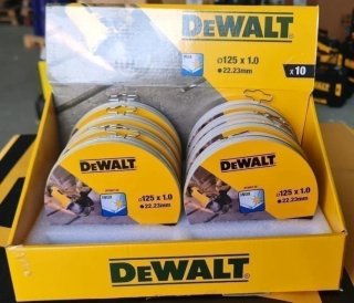 lote de discos de 125mm 20unid inox 1mm