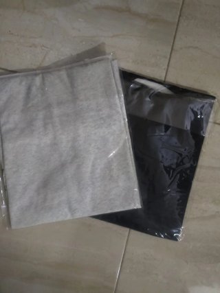 Pack 2 Camisetas Hombre Negras y Grises