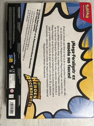 Pokemon Mega Feraligatr ex Heroes Ascendentes Caja