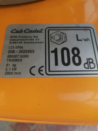 Cortacésped Cub Cadet LC3 DP56