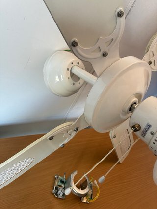 Ventilador de techo con luz