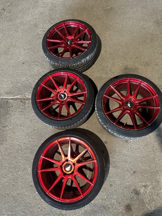 JAPAN RACING JR21 18' 5x112 ROJO CANDY