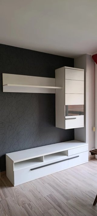 Mueble de salón: bajo, colgado y estante