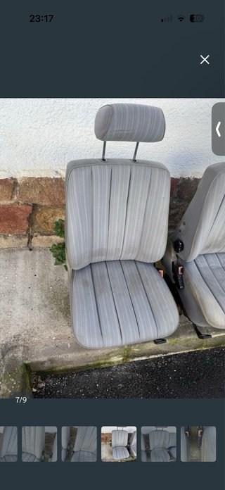 Asiento copiloto gris