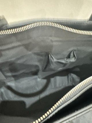 Borsa Armani Exchange Nera Logo Embossato